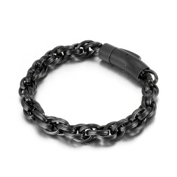 Simple Fashion Chic Style Biker Titanium Men's Bracelet