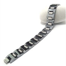 Tungsten Carbide 16Mm Wide Chunky Mens Bracelet