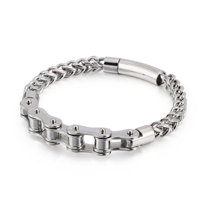 Fashion New Titanium Biker Men And Women Chain Biker Chain Bracelet Fashion New Titanium Biker Men And Women Chain Biker Chain Bracelet