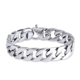 Titanium Bracelet Version Of The Fashion Bracelet Cuba Chain Men's Bracelets
