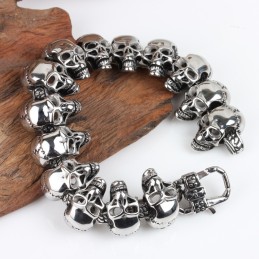 Skull Men's Titanium Bracelet Titanium Bracelet