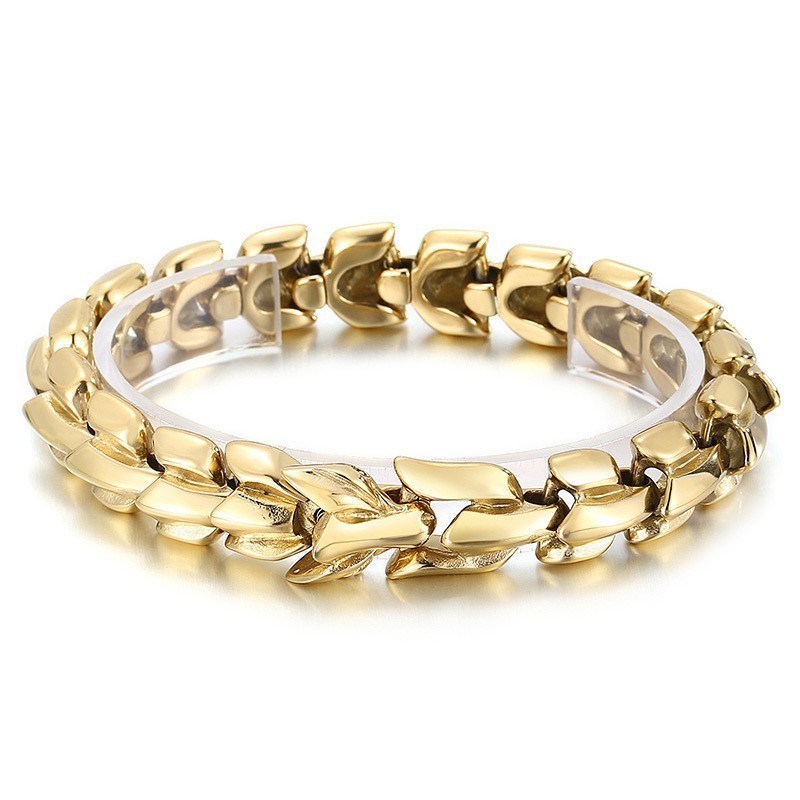 Cool Men's Vacuum Plated Multicolor Titanium Bracelet Cool Men's Vacuum Plated Multicolor Titanium Bracelet