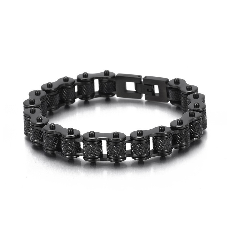 Men's Fashion Rock & Roll Hip Hop Titanium Bracelet Men's Fashion Rock & Roll Hip Hop Titanium Bracelet