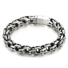Vintage Cool Generous Pattern Popular Titanium Bracelet