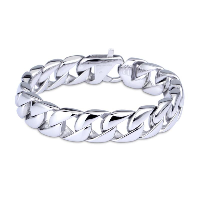 Titanium Blackened Men's Bracelet Men's Chain Titanium Blackened Men's Bracelet Men's Chain
