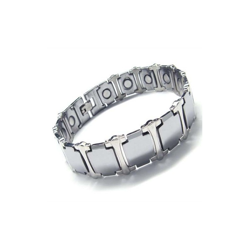 Tungsten Carbide 16Mm Wide Chunky Mens Bracelet