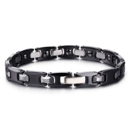 Exquisite Couple Titanium Black Bracelets