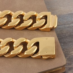 Fashion Men's Titanium Bracelet Geometric Type Thick Section Bracelet