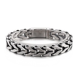 Vintage Dragon Bone Chic Titanium Bracelet For Men