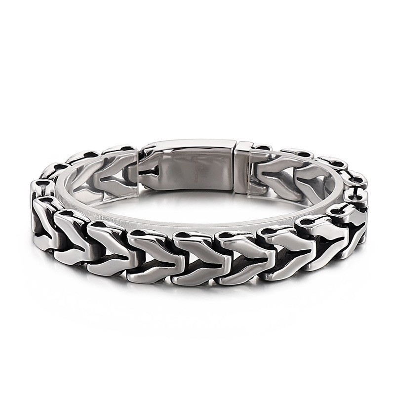 Vintage Dragon Bone Chic Titanium Bracelet For Men Vintage Dragon Bone Chic Titanium Bracelet For Men