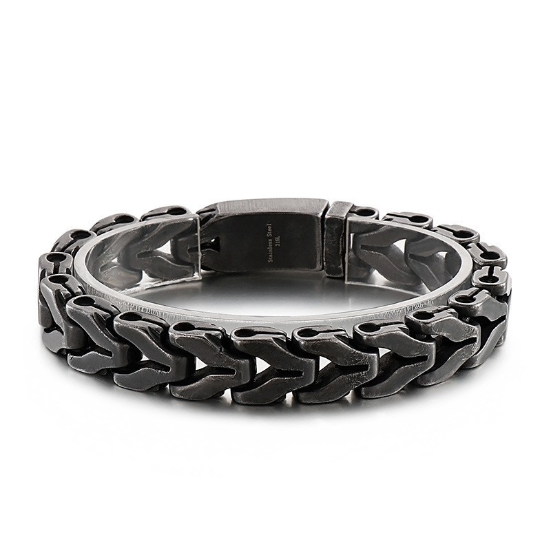 Vintage Dragon Bone Chic Titanium Bracelet For Men Vintage Dragon Bone Chic Titanium Bracelet For Men