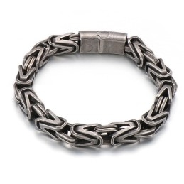 Cool Rock Hip Hop V-Shaped Titanium Bracelet For Men