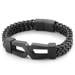 Hipster Hip-Hop Glasses Titanium Men's Bracelet