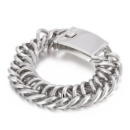 Simple Cool Men's Titanium Bracelet