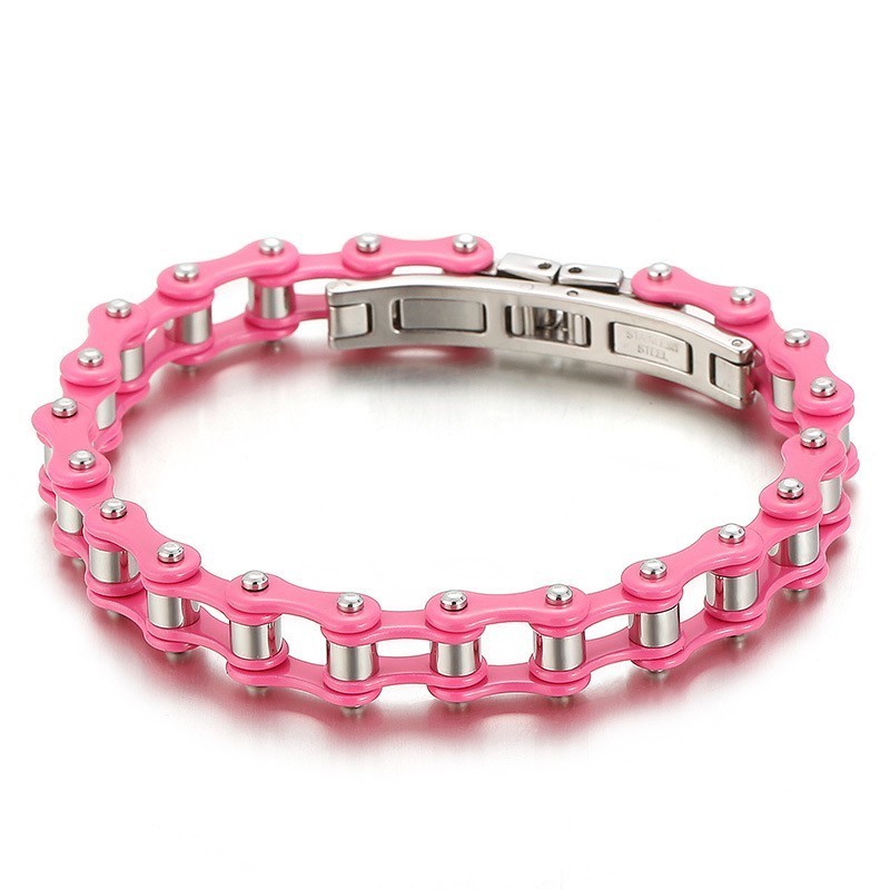 Fashion Cool Multicolor Men's Cycling Titanium Bracelet Fashion Cool Multicolor Men's Cycling Titanium Bracelet