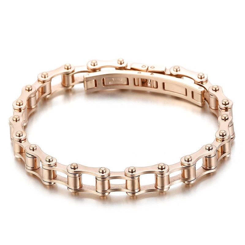 Cool Multi-Color Men's Cycling Titanium Bracelet