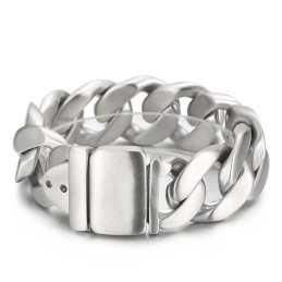 Fashion Men's Black Titanium Bracelet