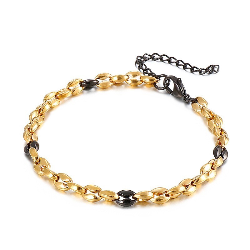 Titanium Men's Hundred Necklace With Extension Chain