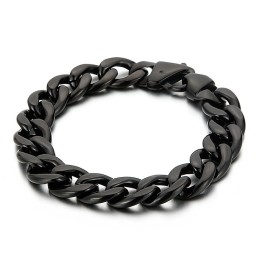 Men's Plated Flat Two Sided Milled Titanium Bracelet