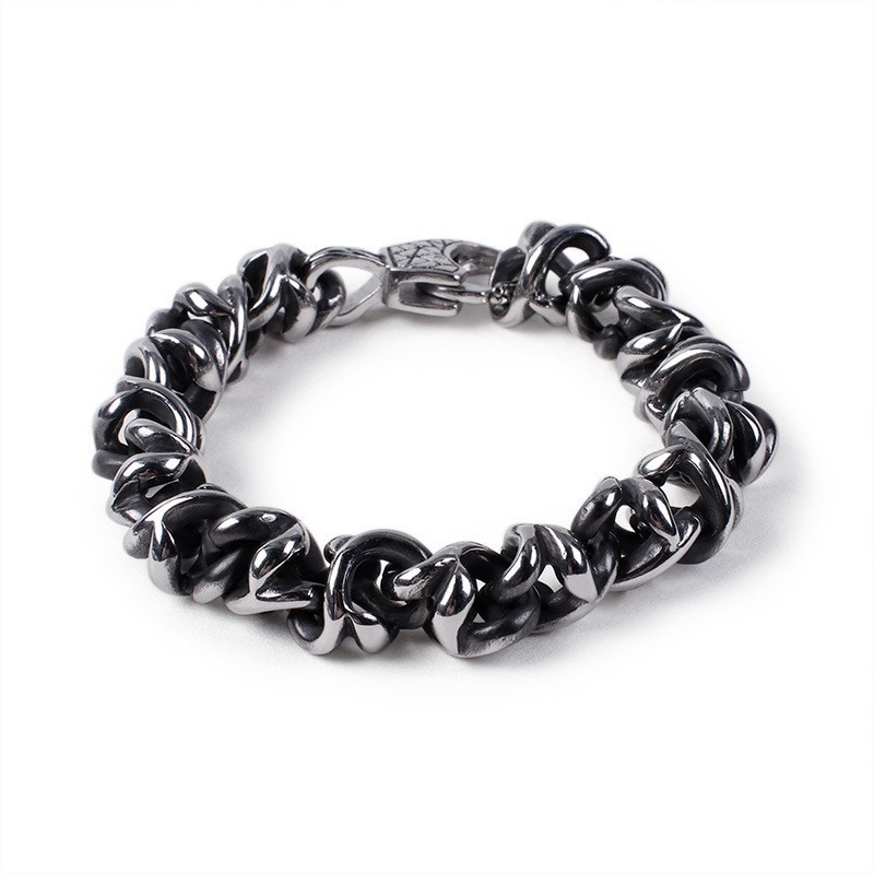 Alternative Chic Men's Bracelets Cool Titanium Skull Bracelets Alternative Chic Men's Bracelets Cool Titanium Skull Bracelets