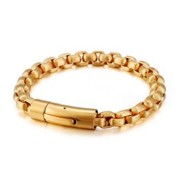 New Fashion Retro Style Biker Men's Titanium Bracelet Chain Biker Chain Bracelets
