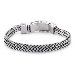 Hip-Hop Jewelry Double Chain Bracelet Men's Chic Titanium Accessories