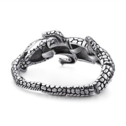 New Animal Lizard Men's Titanium Bracelet