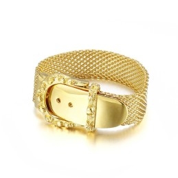 Fashion Golden Snake Bone Belt Bracelet