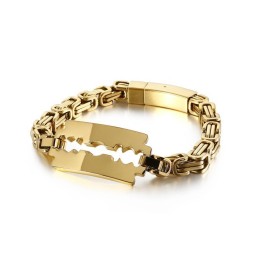 Titanium Emperor Chain Blade Bent Brand Tide Jewelry
