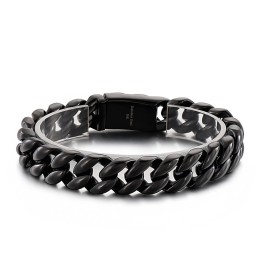 Cool Vacuum Plated 18K Titanium Men's Bracelet