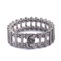 Chic Style Dragon Head Titanium Bracelet For Men