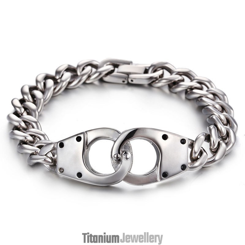 Fashion Handcuff Geometric Woven Titanium Bracelet For Men Fashion Handcuff Geometric Woven Titanium Bracelet For Men