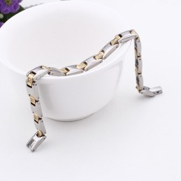 Diamond Magnet Titanium Bracelet For Men And Women