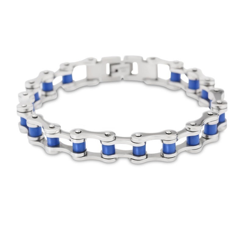 Fashion Chic Style Titanium Tide Men's Thin Section Bicycle Bracelet Fashion Chic Style Titanium Tide Men's Thin Section Bicycle Bracelet