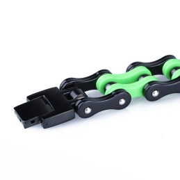 Rock Hip-Hop Style Electroplated Titanium Men's Cycling Bracelet