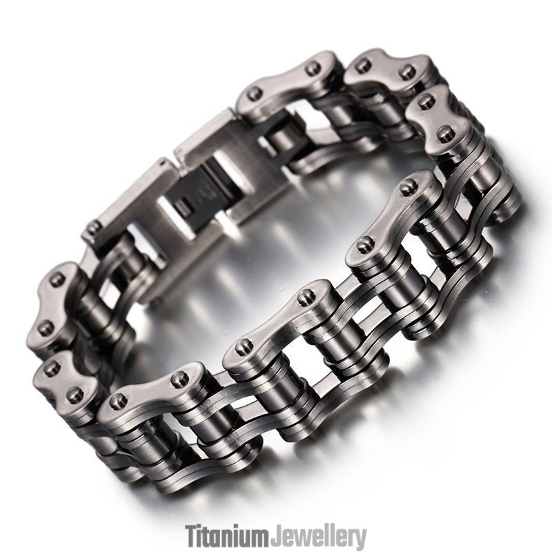 Street Titanium Men's Bicycle Bracelet Street Titanium Men's Bicycle Bracelet