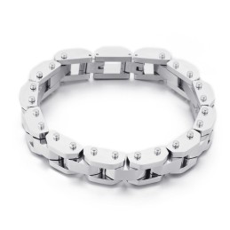 Fashion Cool Electroplated Chic Style Titanium Bracelet For Men