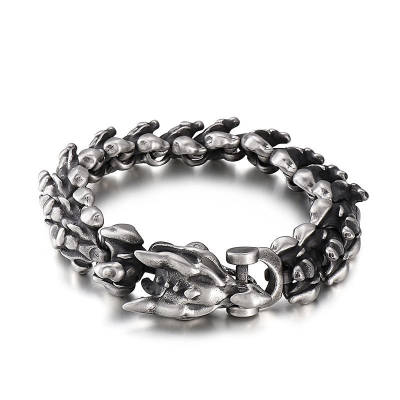 Exaggerated Cool Keel Titanium Bracelet For Men Exaggerated Cool Keel Titanium Bracelet For Men