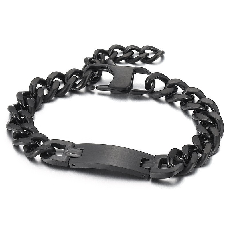 Fashion Bent Brand Plus Tail Chain Titanium Bracelet For Men Fashion Bent Brand Plus Tail Chain Titanium Bracelet For Men
