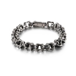 Irregular Square Titanium Bracelet For Men
