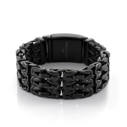 V-Shaped Hollow Men's Titanium Bracelet