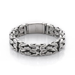 V-Shaped Hollow Men's Titanium Bracelet