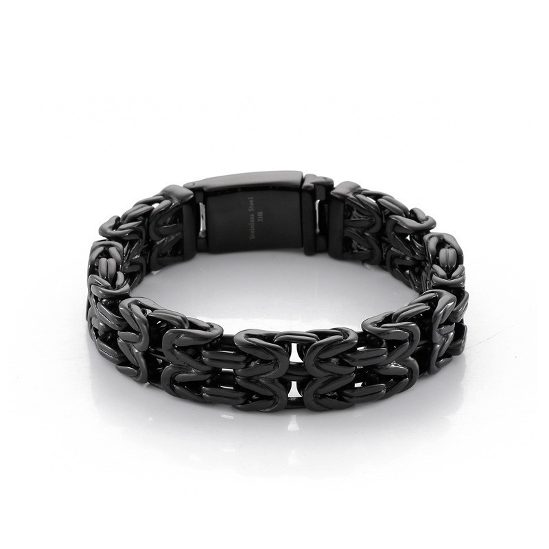V-Shaped Hollow Men's Titanium Bracelet V-Shaped Hollow Men's Titanium Bracelet