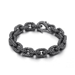 Fashion Polka Dot Titanium Bracelet For Men