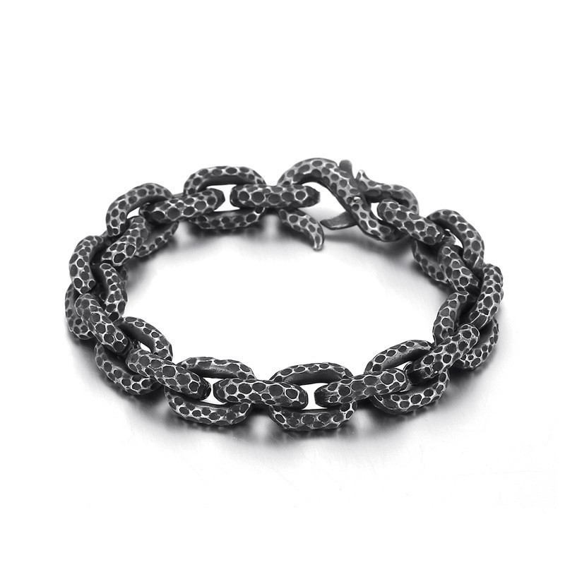 Fashion Polka Dot Titanium Bracelet For Men Fashion Polka Dot Titanium Bracelet For Men