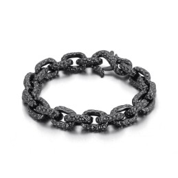 Fashion Polka Dot Titanium Bracelet For Men