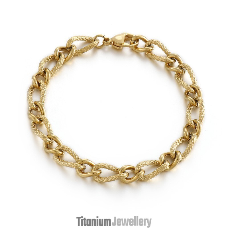 Cool Hip-Hop Snake Pattern Titanium Bracelet For Men Cool Hip-Hop Snake Pattern Titanium Bracelet For Men