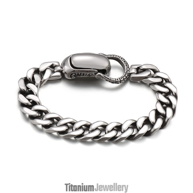Chic Cuban Titanium Bracelet For Men Chic Cuban Titanium Bracelet For Men