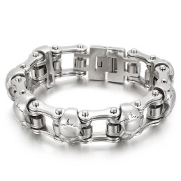Popular Cool Skull Titanium Bracelet