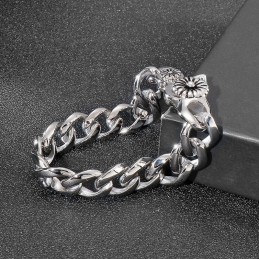 Popular Chic Style Snail Buckle Titanium Bracelet For Men